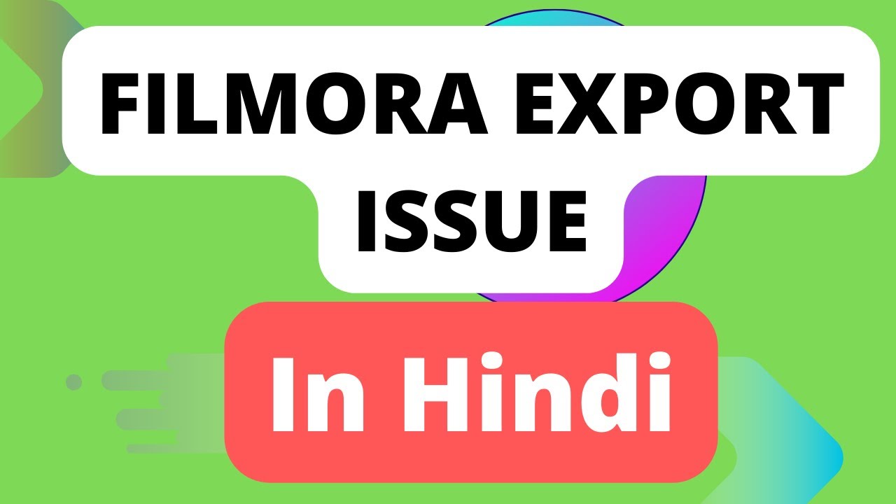 Filmora export button missing | fix issue | 100% solution (In Hindi ...