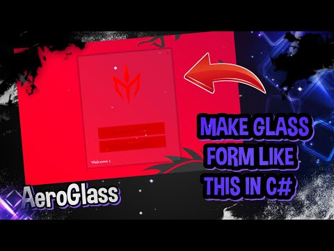 Create Transparent Glass Form in C# ✅ | .NET 4.7.2 WinForms Tutorial