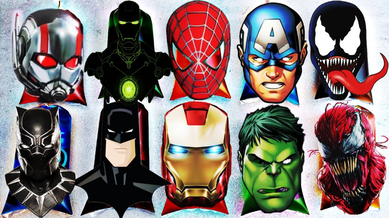 AVENGERS SUPERHEROES CAPTAINAMERICA THANOS HULK CAPTEN MARVEL'S  AIRON-MAN BLACKPHANTER SPIDERMAN