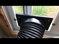 Install Portable AC Unit with Interior Screen