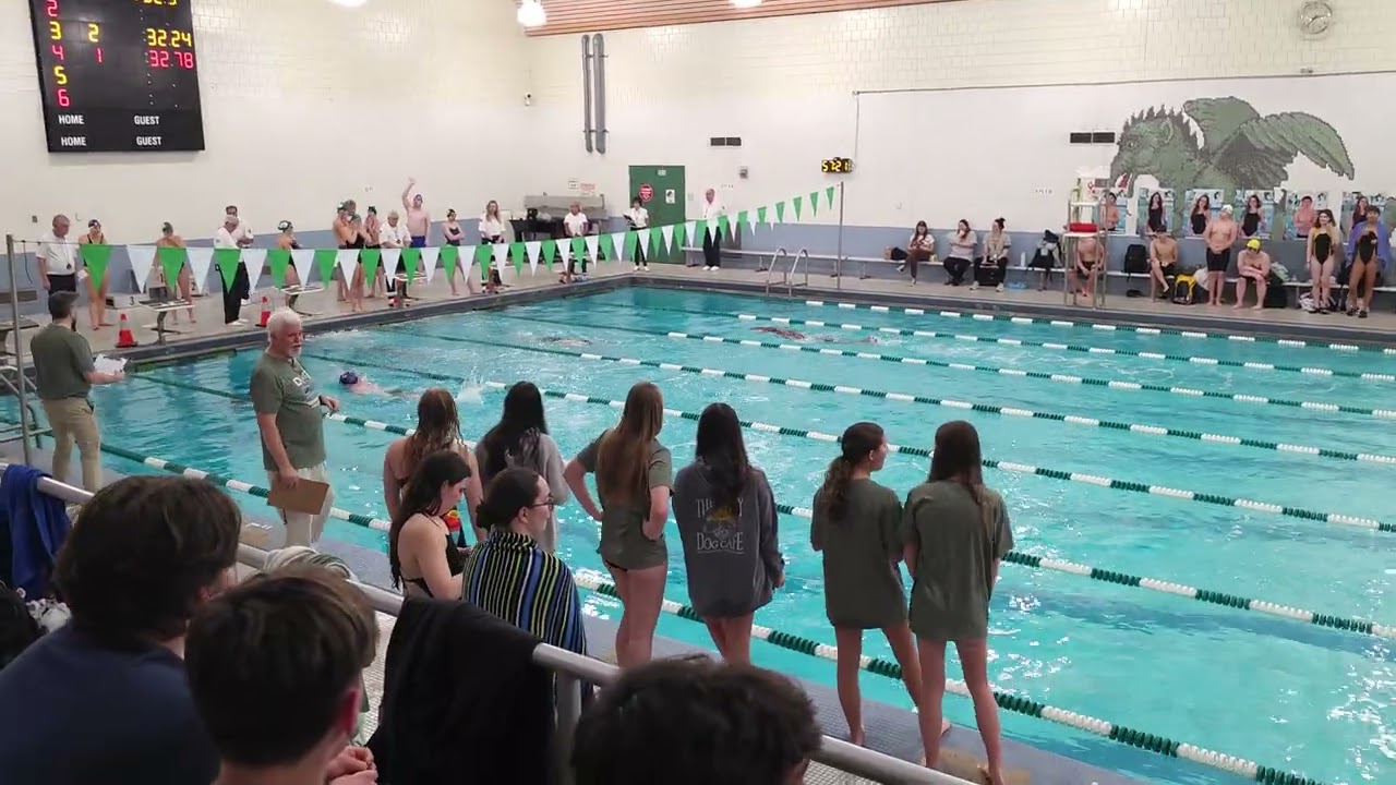 2/24/26. PPS Championship. 200Y free, Caleb gets 4th w/ 2:15.49.