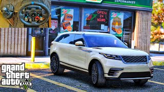 Range Rover Velar - GTA V - Logitech Steering Wheel Gameplay  screenshot 3