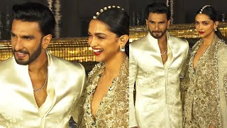 Ranveer Singh-Deepika Padukone Look Regal In Their Traditional Avatar At NMACC Event
