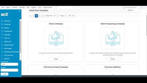 Act! Marketing Automation  - Basic training for building Campaigns