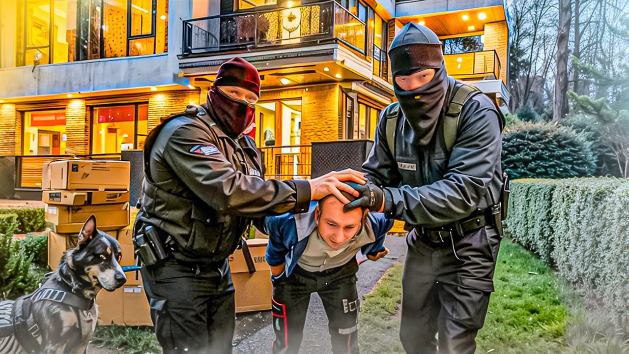 Розыгрыш с ОМОНОМ!/ Врываемся на вечеринку!/ Все гости в ШОКЕ! - YouTube