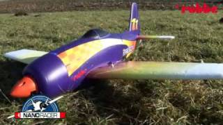 Flugvideo der robbe-Nano-Racer Mustang, Rare Bear und AT-6 Texan