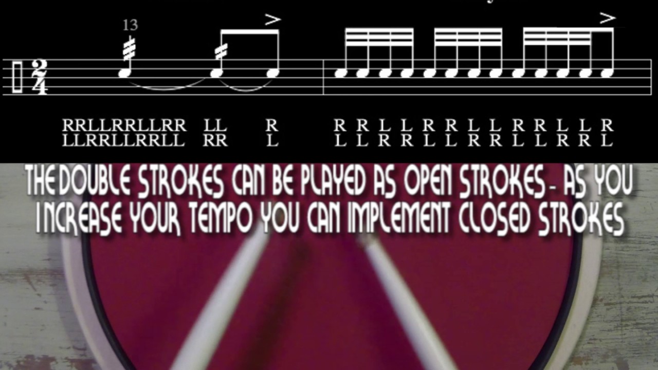 The Thirteen Stroke Roll - Canadian Drum Gear - DOUGMEOLA.COM / The DrumSpot