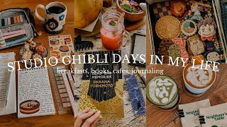 studio ghibli days in my life 🌈💫 breakfasts, books, cafes, journaling ☕️📖🌼