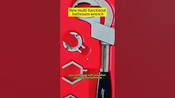 New multi functional bathroom wrench #lifetips #gadget #handdrill #powertool #lifetipsforyou