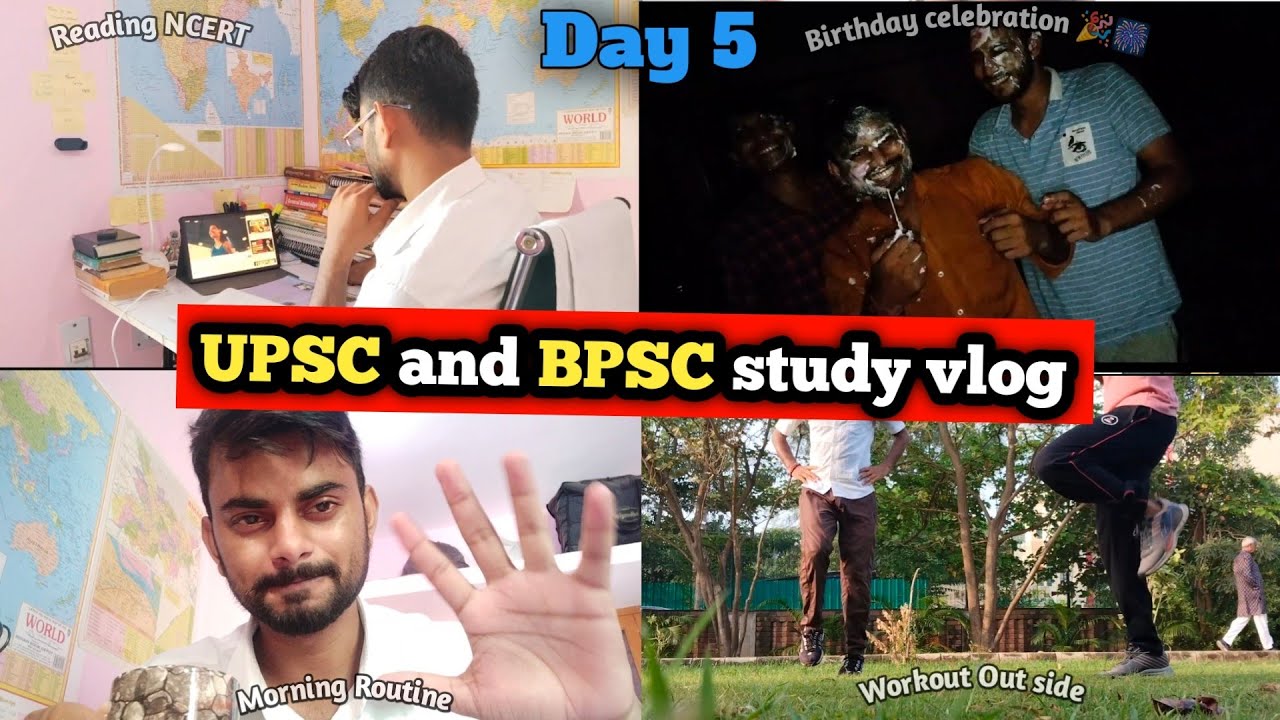 DAY 5 - Of 15 Days Study Challenge 🔥🥵 || UPSC Preparation || BPSC ...
