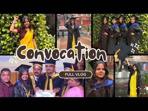 Convocation Vlog 😍🎓 || Proud Moment For All The Aspirants ✨
