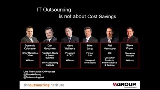 IT Outsourcing is not about Cost Savings  Lessons from IT Leaders