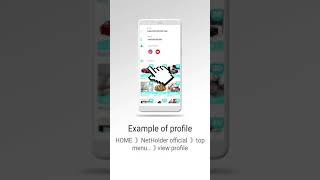 Example of profile. Exploring NetHolder Official screenshot 2
