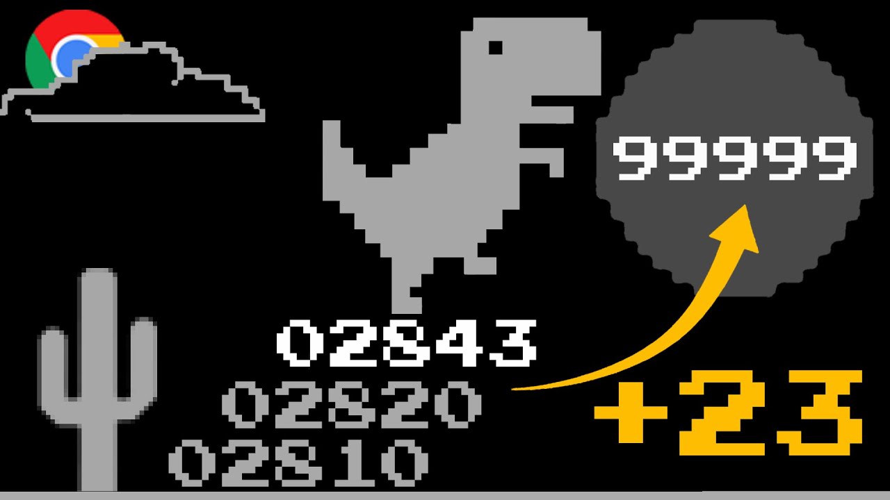 New Breakthrough Of My Dinosaur To High Score 2843 In The Dino TRex