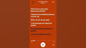 Thumbnail of Air force blanche - Gims x jul #rap #music #spotify #rapper #spotifyclone