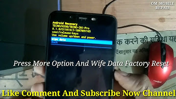 Tecno In 1 Pro Hard Reset New Trick Om Mobile Repair