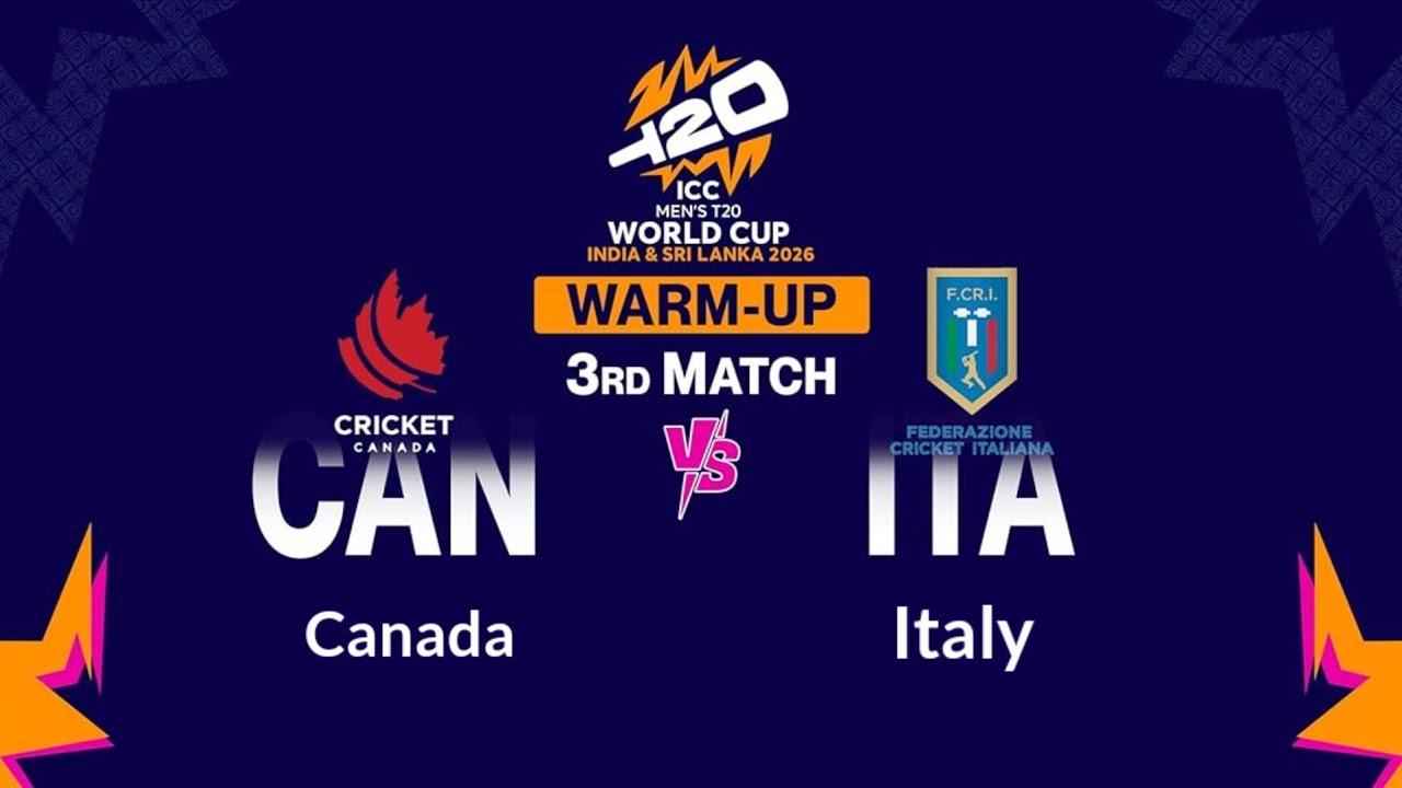Canada vs Italy T20 World Cup Warm Up 3 Cricket26 Clash! 