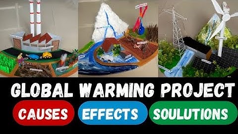 Global Warming Project | Causes, Effects & Solutions | working model explanation in hindi Nakul Sahu