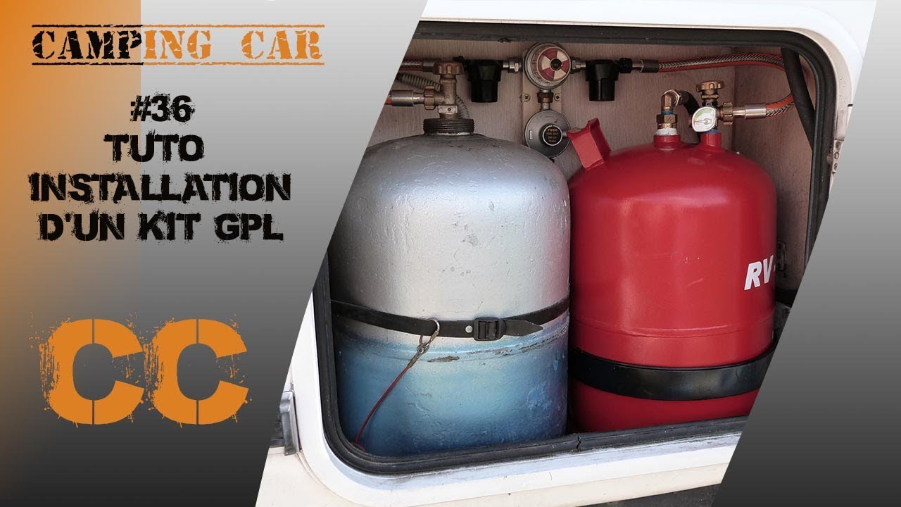 Bouteilles de gaz pour le propane dans les caravanes et les camping-cars