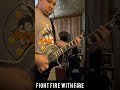 FIGHT FIRE WITH FIRE #guitar #foryou #metallica