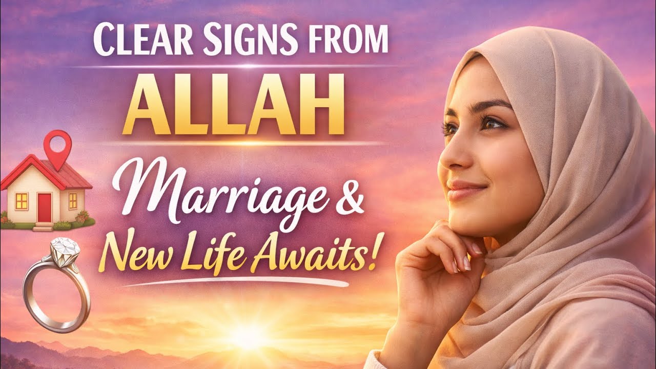 Allah Is Giving You Clear Signs: Marriage & a New Place Are Written for You