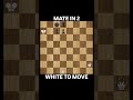 Hardest Checkmate In 2 Chess Chesspuzzle Checkmate Chesstactics Matein2 Chessmaster 