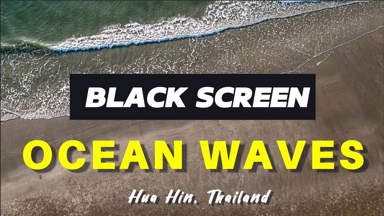 Fall Asleep Fast to Calming Ocean Waves (10 Hours) | BLACK SCREEN