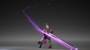 Unreal Engine Niagara Slash & Sword Trail_Demo