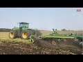 JOHN DEERE 9620 Tractor Working on Fall Tillage