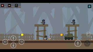 Metal Fire Action 2D Shooter - Android Offline Games screenshot 1