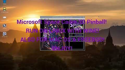 Space Cadet 3D Pinball For Windows! Run & Play On Linux & MacOS With WINE!