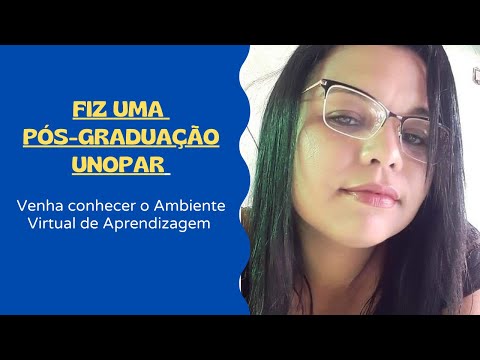 Pós-graduação UNOPAR - Conheça o ambiente virtual de aprendizagem