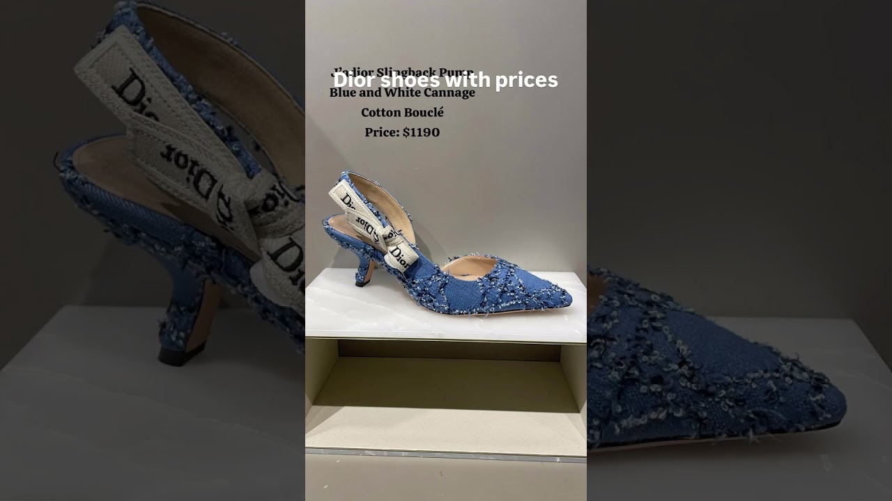 Dior Shoes for Summer with Prices! - YouTube