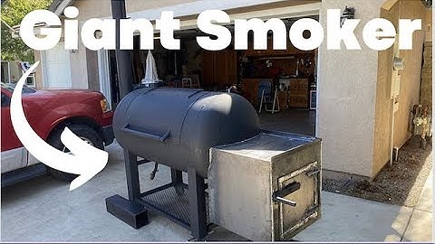 DIY Giant Offset Smoker build