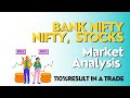 Bank nifty  nifty  stocks  market analysis