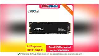 Crucial P3 Plus 1TB 2TB PCIe Gen4 3D NAND NVMe M.2 SSD, Up to 5000MB/s Solid State Drive for Gaming