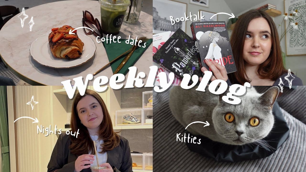 A few days in my life 🎀 Coffee dates, bookshopping, Night outs ⚡️