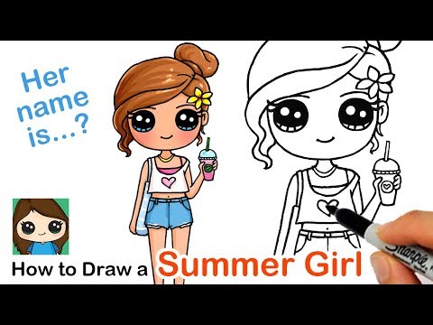 How to Draw a Cute Girl 🥰🥰 Easy Steps #29 - YouTube