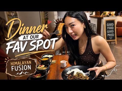 Come watch us eat at our fav Spot ! Himalayan Fusion !