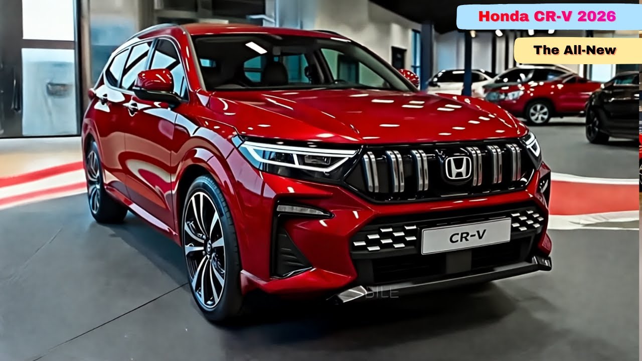 Honda CR V 2026 уже здесь! Смелый новый дизайн, умные технологии и неожиданные сюрпризы.