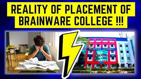 Brainware University Kolkata🔥(REALITY of Placement)😰 #brainwareuniversity #placement