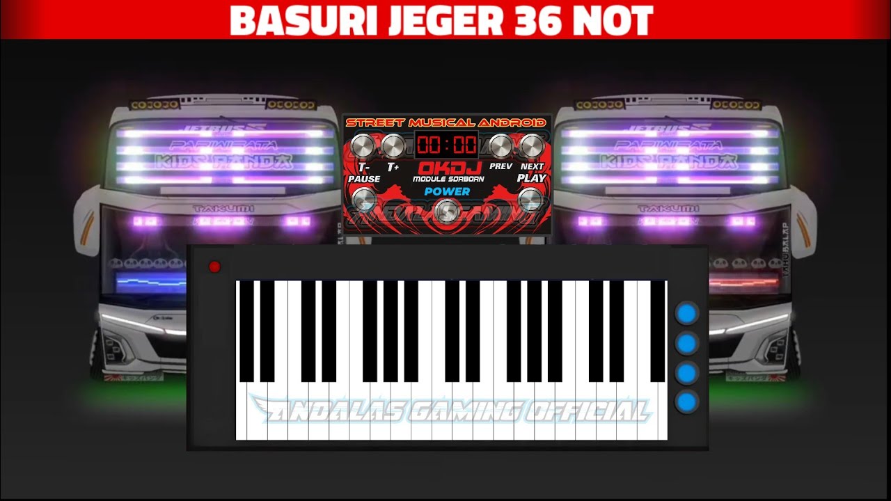 Basuri Jeger 36 Not Versi Pianika || Basuri Pianika