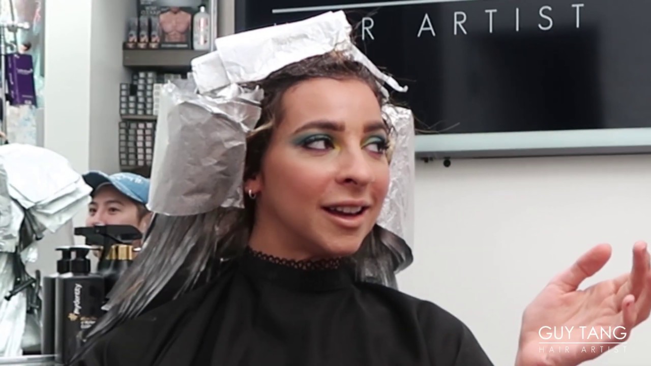 ⁣SURPRISE color transformation on Gabbie Hanna