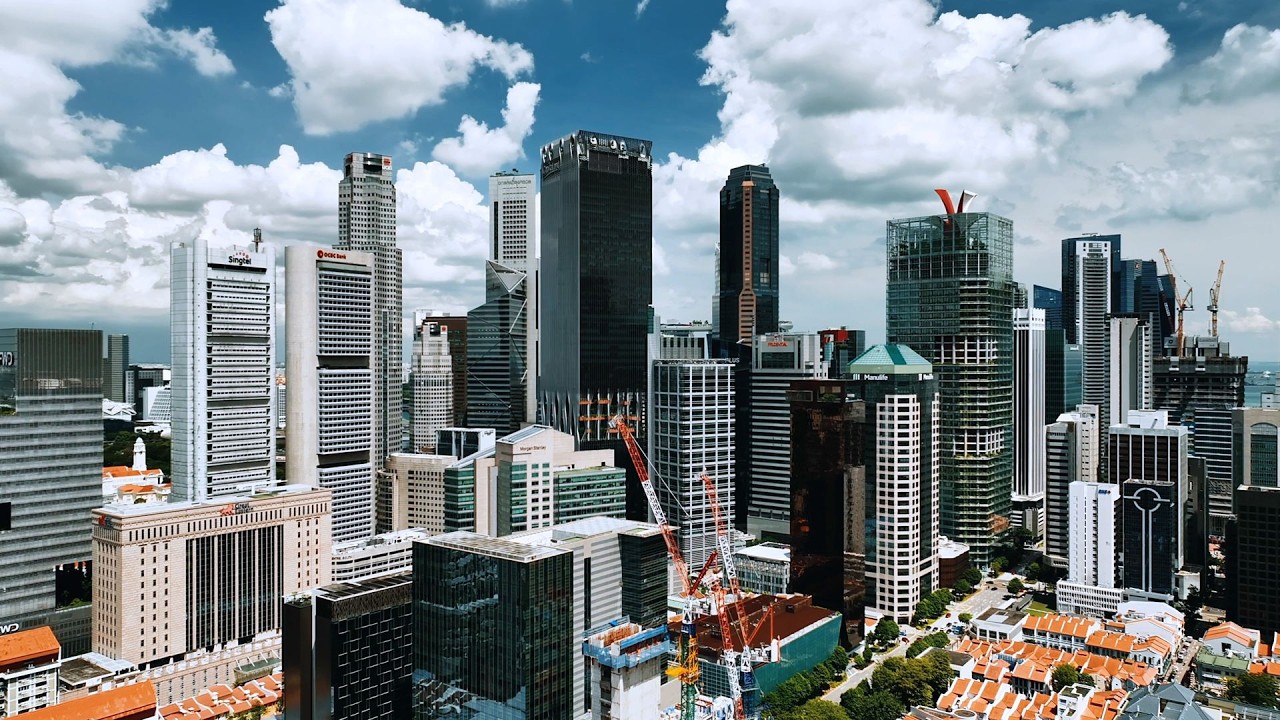 Drone Video of Singapore 2025