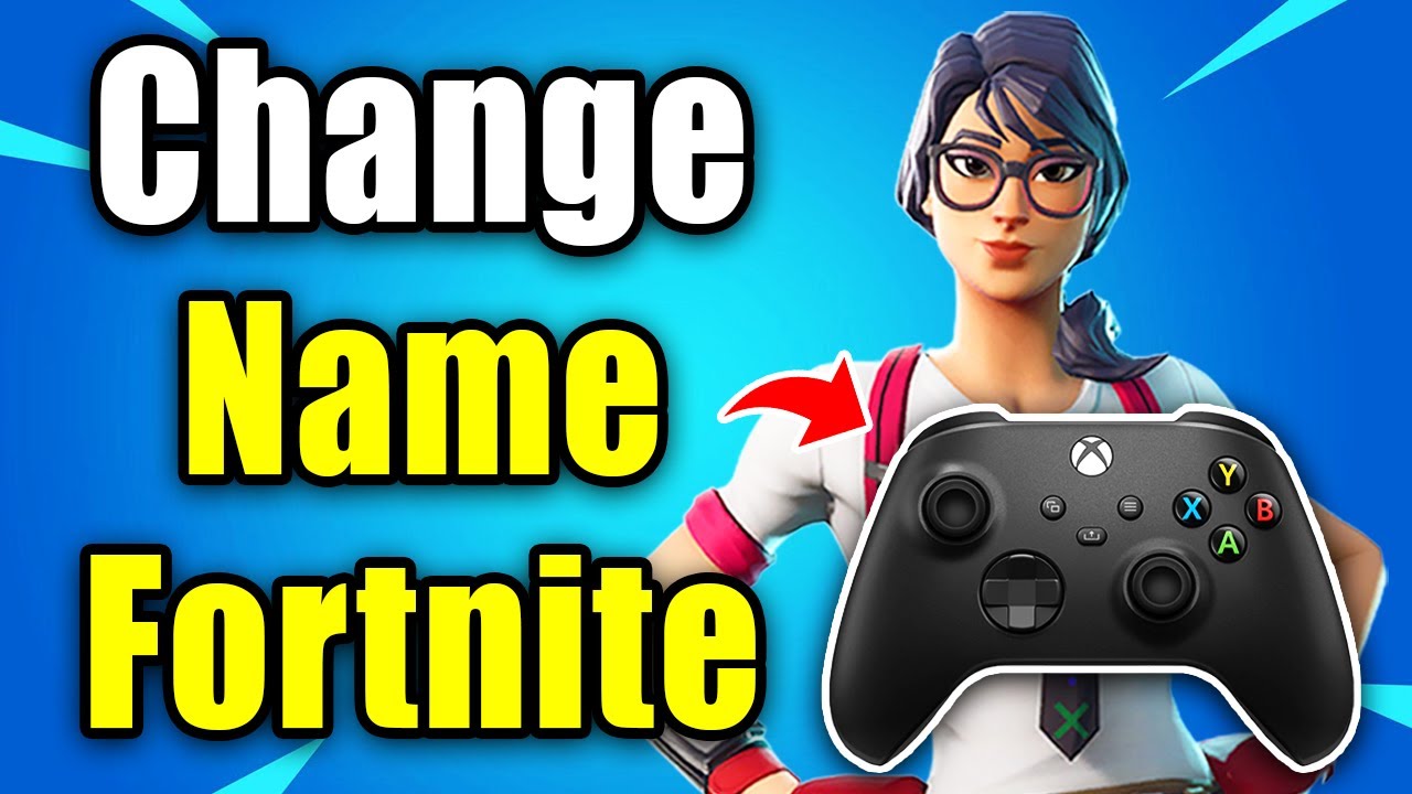 How To Change Fortnite Epic Games Name on Xbox Series X|S - YouTube