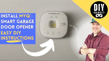 🔥 How to DIY Install a MyQ Smart Garage Door Opener (Review)➔ Open & Close Your Garage w/ Your Phone