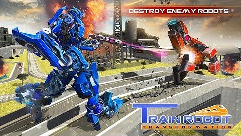 Futuristic Euro Train Transformation Robot War 3D (By Minja Studio) | Android Gameplay