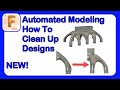 How do you edit automated modeling designs  how to edit the form bodies from automated modeling