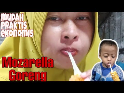 Mozarella goreng dengan alat  dan bahan  yang mudah ditemui 