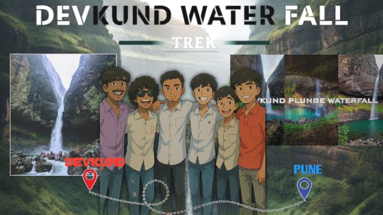 DEVKUN WATERFALL TREK || VLOGS|| SAQIBSHAIKH |PUNE 
